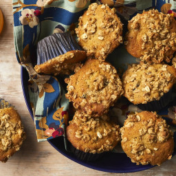 Toasted Oat and Prune Breakfast Muffins 