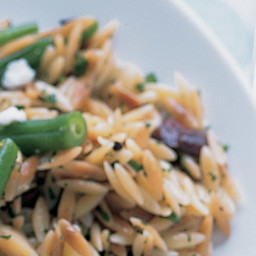 Toasted Orzo with Olives and Lemon