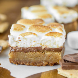 Toasted Smore’s Blondies
