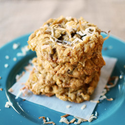 Toasted Coconut Oatmeal Chocolate Chip Cookies