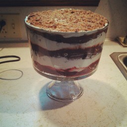 Toffee Crunch Chocolate Trifle