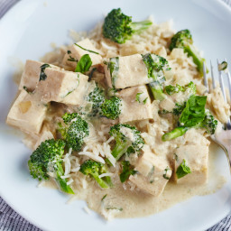 Tofu and Broccoli Green Curry