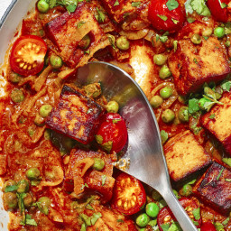 Tofu and Green Pea Curry