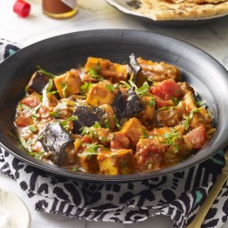 Tofu, Chicken and Eggplant Curry