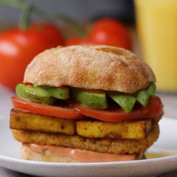 Tofu “Egg” Breakfast Sandwich Recipe by Tasty