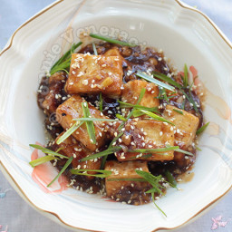 Tofu in oyster sauce