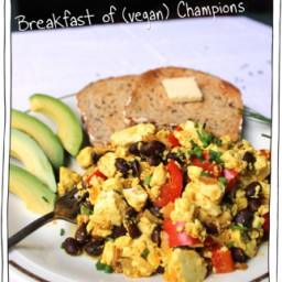 Tofu Scramble: Breakfast of (vegan) Champions