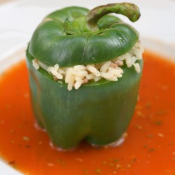Tofu-Stuffed Peppers on the Grill