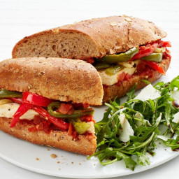 Tofu Subs with Onions and Peppers