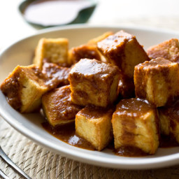Tofu With Peanut-Ginger Sauce