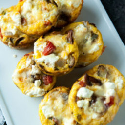 Tomato and Cheese Omelette Muffins Recipe