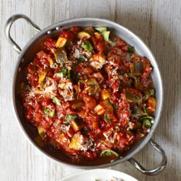 Tomato and courgette stew