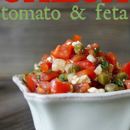 Tomato and Feta Salsa Recipe for Meat or Chicken