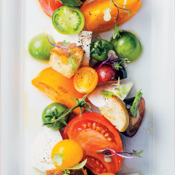 Tomato-and-Mozzarella Salad with Orange Oil