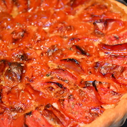 Tomato and Onion Tart a la Banush
