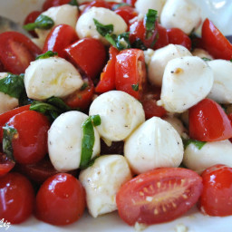 Tomato, Basil and Bocconcini Salad
