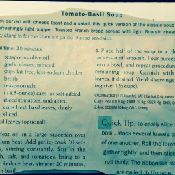 Tomato-Basil Soup