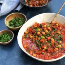 Tomato Chickpea Stew Recipe