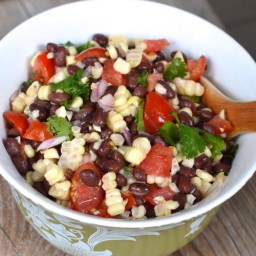 Tomato, Corn and Black Bean Side Salad (or dip if you want it to be)