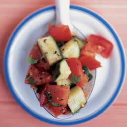 Tomato-Cucumber-Basil Salad