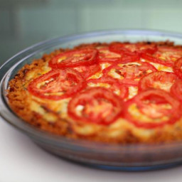 Tomato Pie with Cheddar Crust