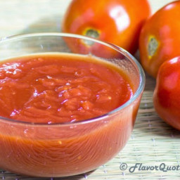 Tomato Puree - How to make at home