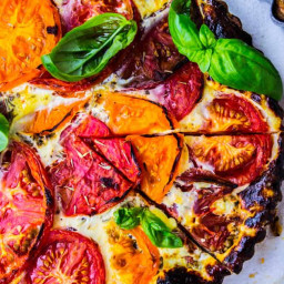 Tomato Tart with Blue Cheese