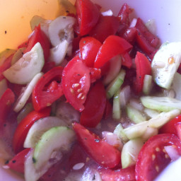 Tomatoe and Cucumber Salad