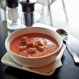 Tom's Tasty Tomato Soup with Brown Butter Croutons