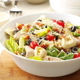 Tortellini and Chicken Caesar Salad Recipe