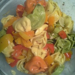 Cheese Tortellini And Peppers