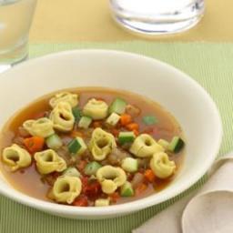 Tortellini and Zucchini Soup