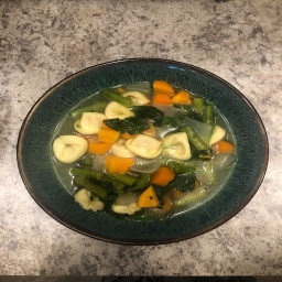 Tortellini Veggie Soup