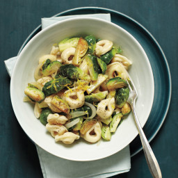 Tortellini with Lemon and Brussels Sprouts