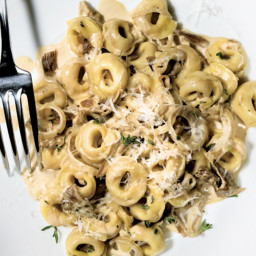 Tortellini with Porcini Mushroom Sauce