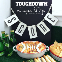 Touchdown Hot Layer Superbowl Dip Recipe!