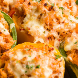 Trader Joe's Ground Turkey Stuffed Peppers with Pepper Jack