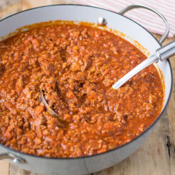 Traditional Bolognese sauce