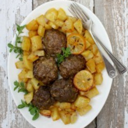 Traditional Greek Meatballs with Lemon and Herbs