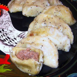 Traditional Russian Pork and Beef Pelmeni Dumplings