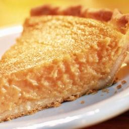 Traditional Brown Sugar Chess Pie with Cornmeal