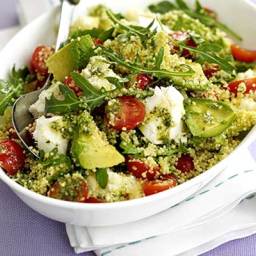 Tricolore couscous salad
