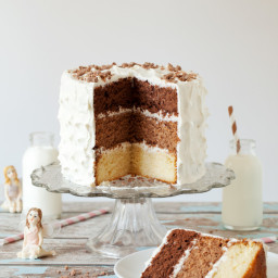 Triple Chocolate Layer Cake