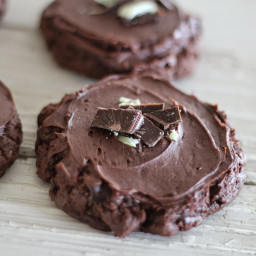 Triple Chocolate Mint Swig Cookies
