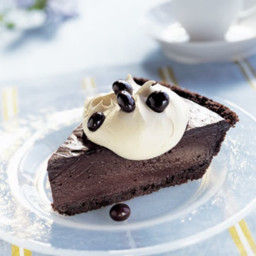 Triple-Chocolate Pudding Pie with Cappuccino Cream