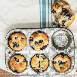 Triple Coconut & Blueberry Muffins