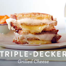 Triple-Decker Grilled Cheese