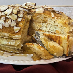 Triple Vanilla Almond Flour Pancakes Recipe