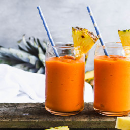 Tropical Carrot Turmeric Smoothie