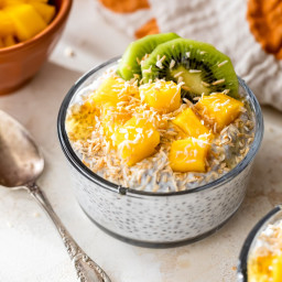 Tropical Chia Pudding Breakfast Bowl (High Protein)